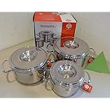 Schulte-Ufer Set 447 Topf-Set Meister-Set Romana i, 5tlg
