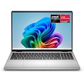 Dell 16 Laptop DC16256-16.0-inch 16:10 2K Touchscreen Display, AMD Ryzen AI 7 350 Processor, Radeon Graphics, 32GB Memory, 1TB SSD, Windows 11 Home, Copilot+, Onsite Service, Platinum Silver