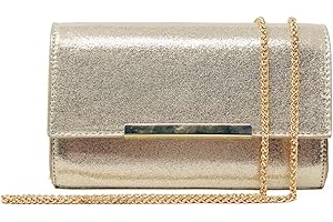 AFKOMST Versatile Clutch Purse for Women Wristlet Evening Bag and Small Summer Purse Crossbody for Formal Events or Daily Use