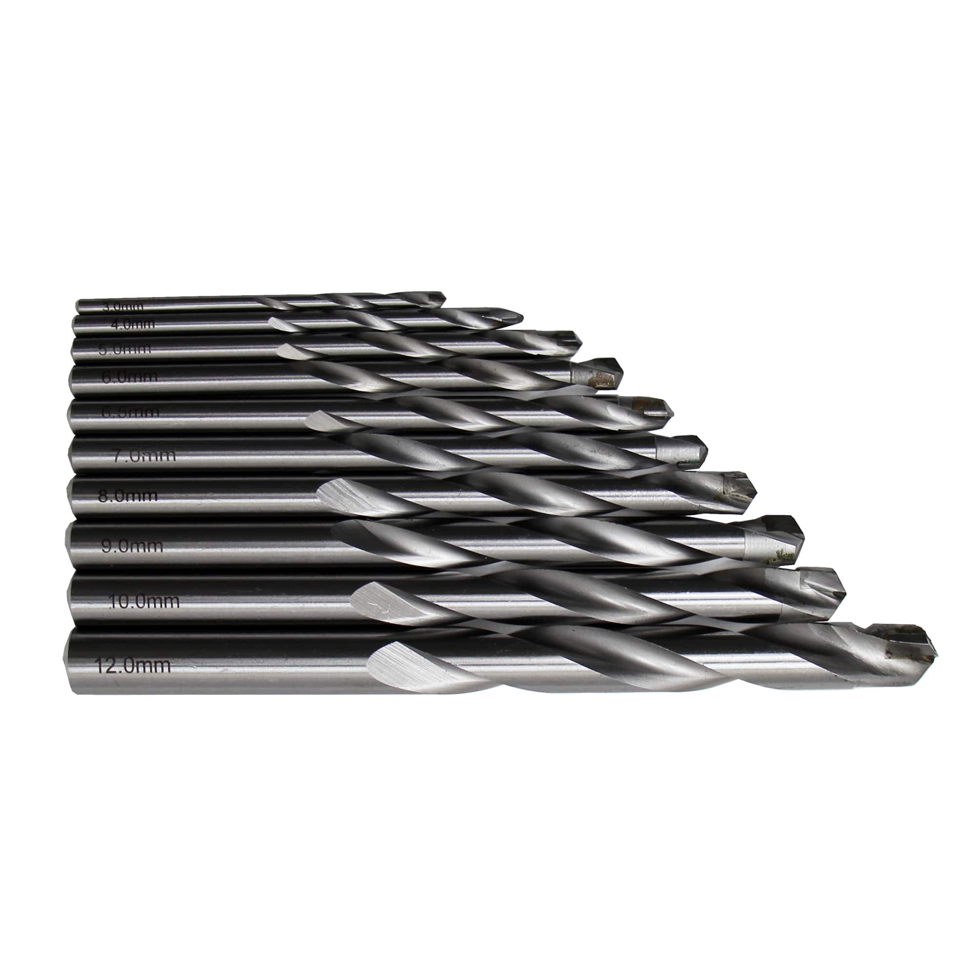 WindowParts WP Original Hardplate TCT Tipped Drill Bits - Tungsten Carbide Tip (Packs of 5) (10mm)