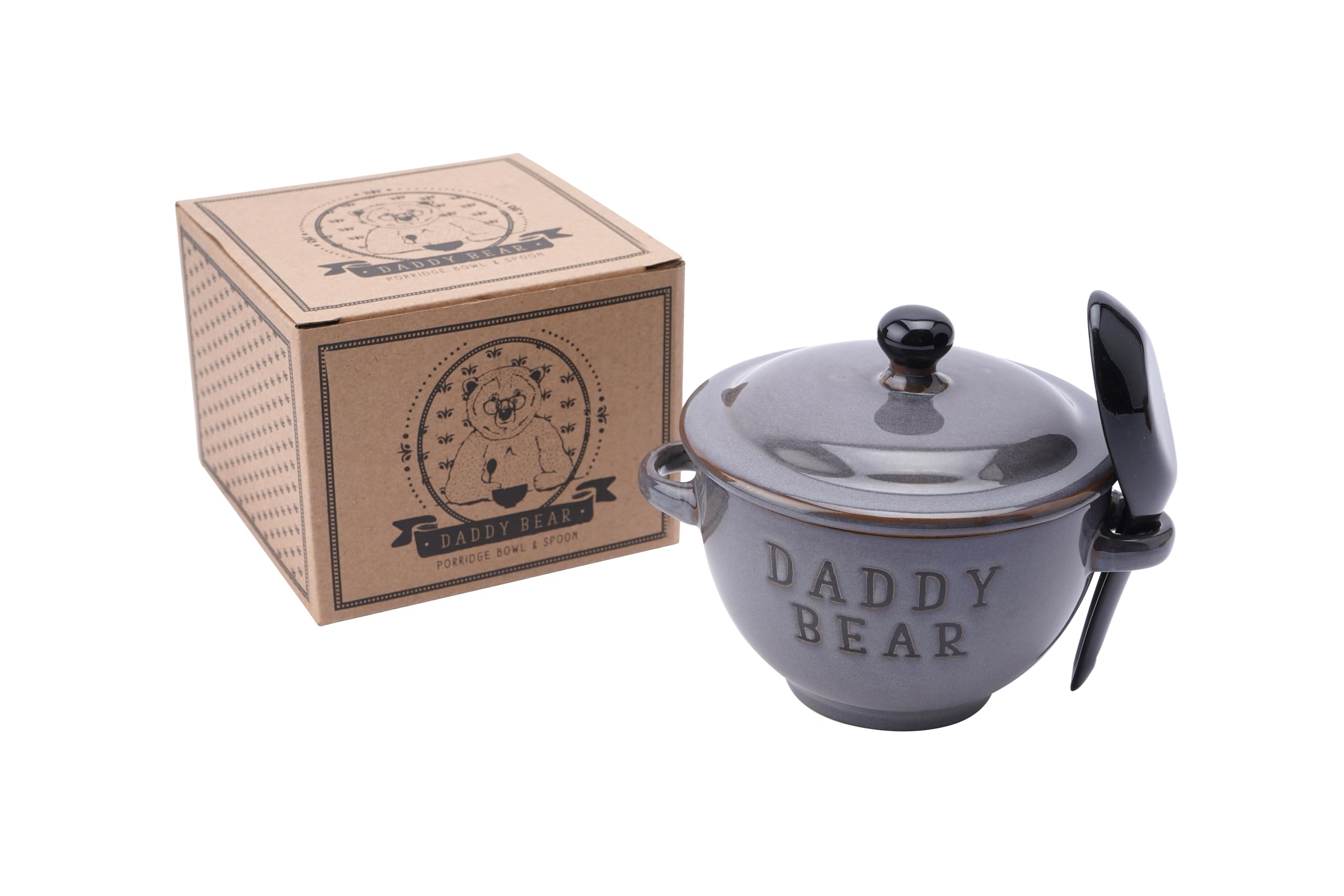 CGB Giftware | 'Daddy Bear' Porridge Bowl and Spoon | Loft Range | Breakfast | Cereal | Kitchen | GB03753