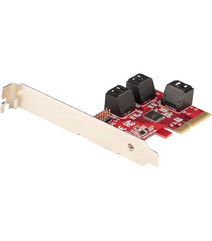 Amazon.com: StarTech.com 4 Port PCI Express 2.0 SATA III 6Gbps