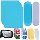 20 Pack Car Rearview Mirror Film,Anti Fog Anti