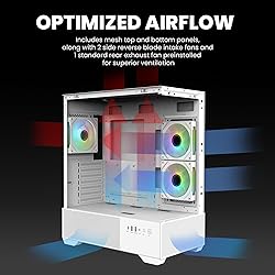 Zalman CHRONIX Mid Tower ATX Gaming PC Case with 3