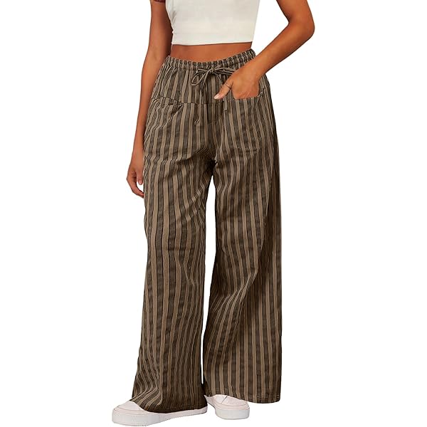 【美品】 【撥水】 Premium Stretch Stripe Slacks RELAXED FIT STRIPE PANTS - striped | ZARA United States