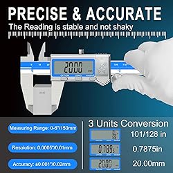 ACEMETER Digital Caliper 6 Inch Measuring Tool