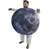 MatGui Adult Inflatable Globe Moon Costume- Halloween Cosplay Outfit for Parties, Funny Space Theme Dress-Up