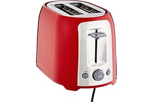 BLACK+DECKER 2-Slice Toaster, TR1278RM, Extra Wide Slots, 7 Shade Settings, 850 Watts, Frozen and Bagel Buttons