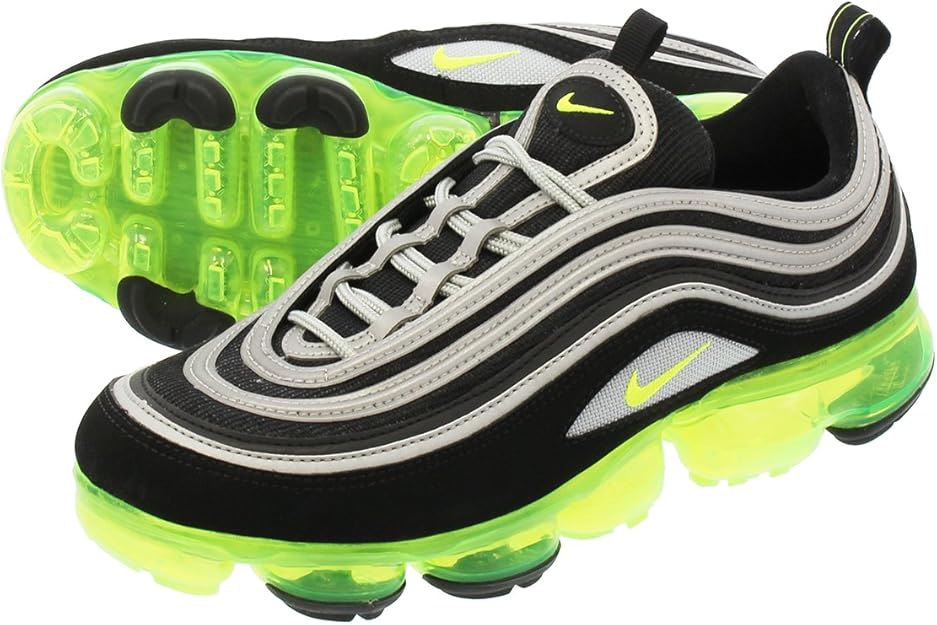 nike air max 97 black volt metallic silver