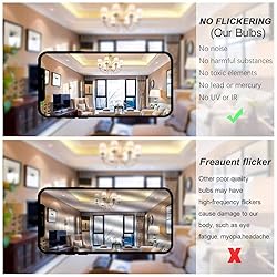 ProPOW 25 Watt Light Bulbs Equivalent, A15 E26 3W