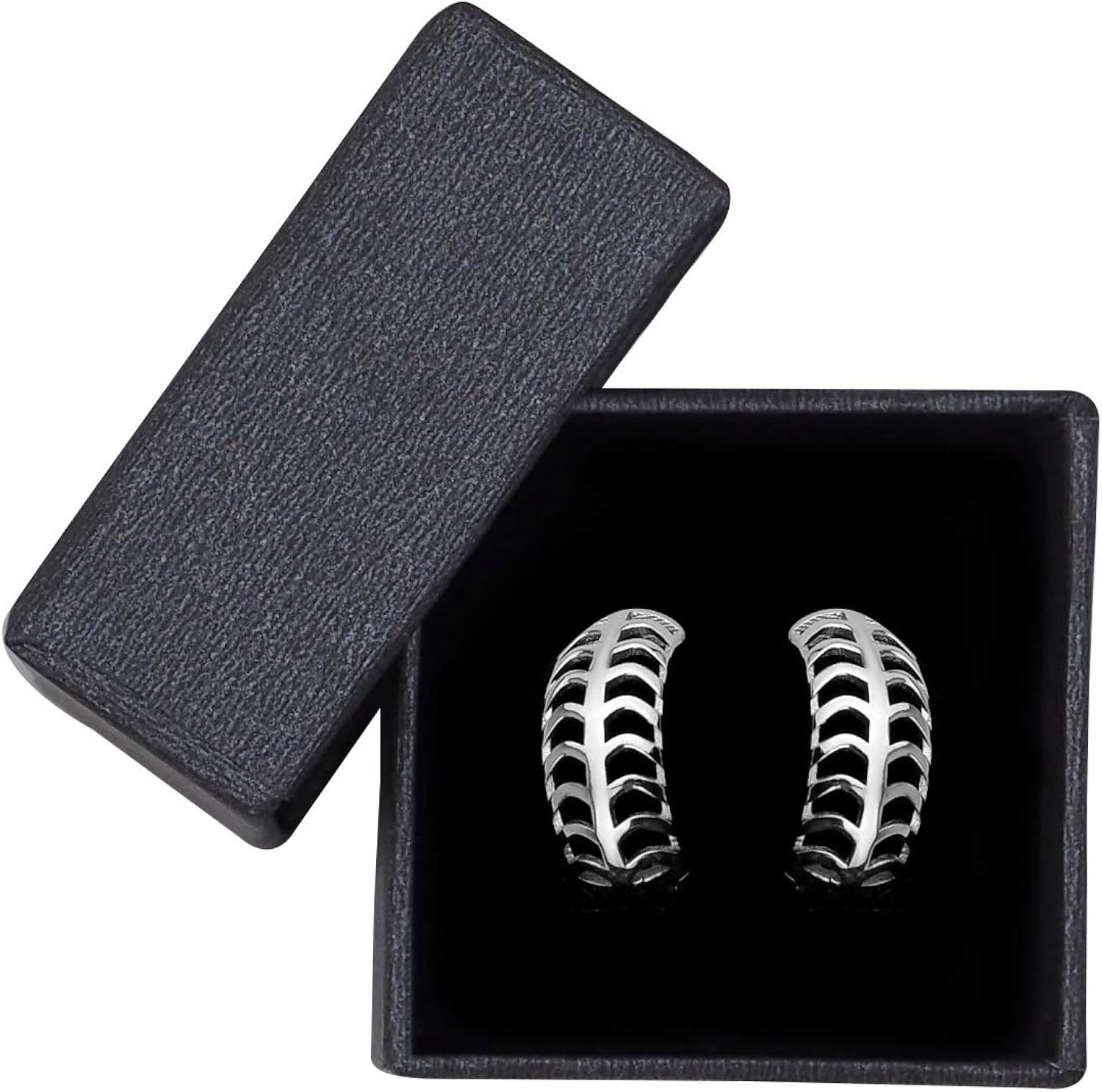 SOFIA MILANI - Women's Earrings 925 Silver - Small Wave Creoles - 20695 - Image 3