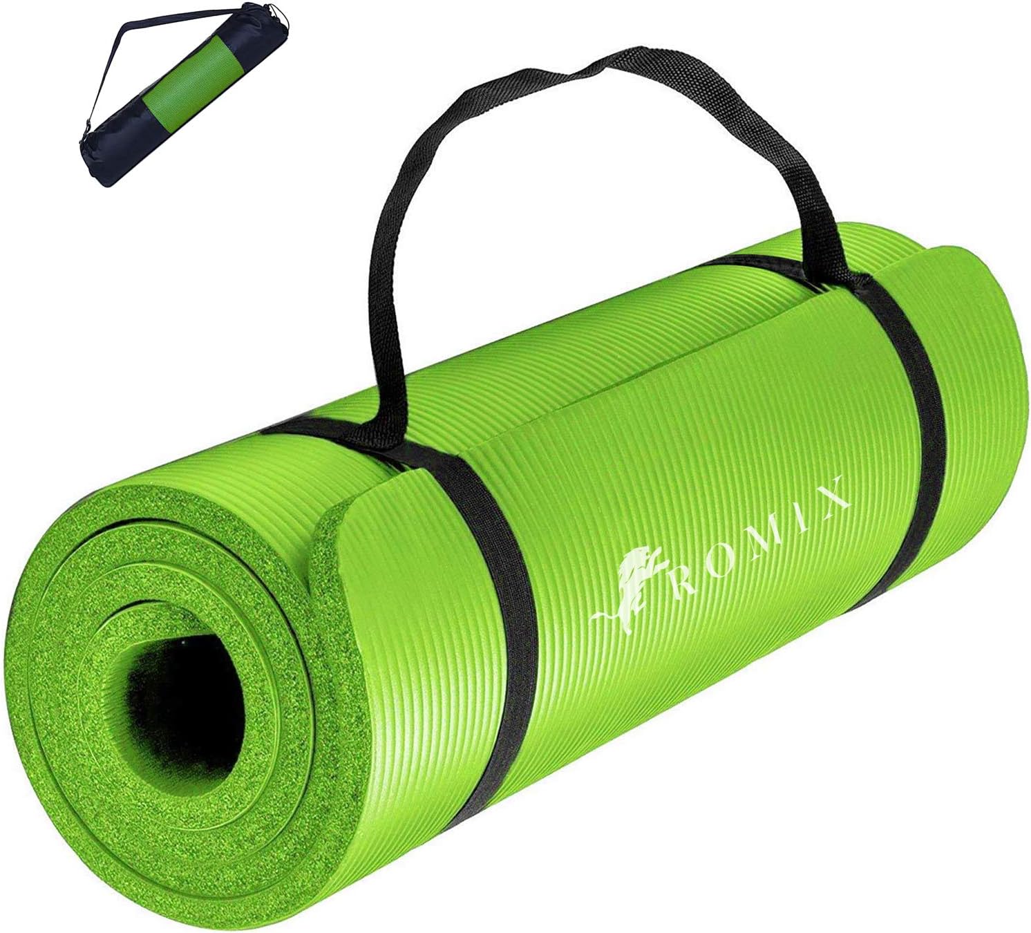 ROMIX Esterilla Yoga Antideslizante, 15MM Alta Densidad Gruesa y Suave