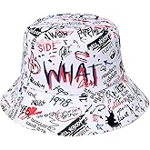 Nanwansu Packable Reversible Printed Bucket Hat Unisex for Men Women Beach Fisherman Cap
