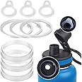 Vodolo Silicone Gasket Replacement for Thermoflask 24oz/32oz/40oz/64oz, Each with Pick for Water Bottle Straw Lid, Chug Lid & Chug Spout