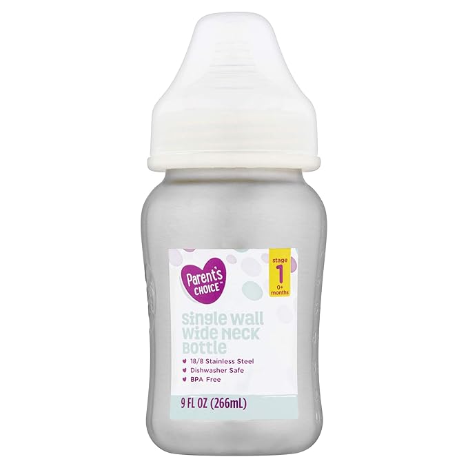 parents choice stainless steel baby bottles