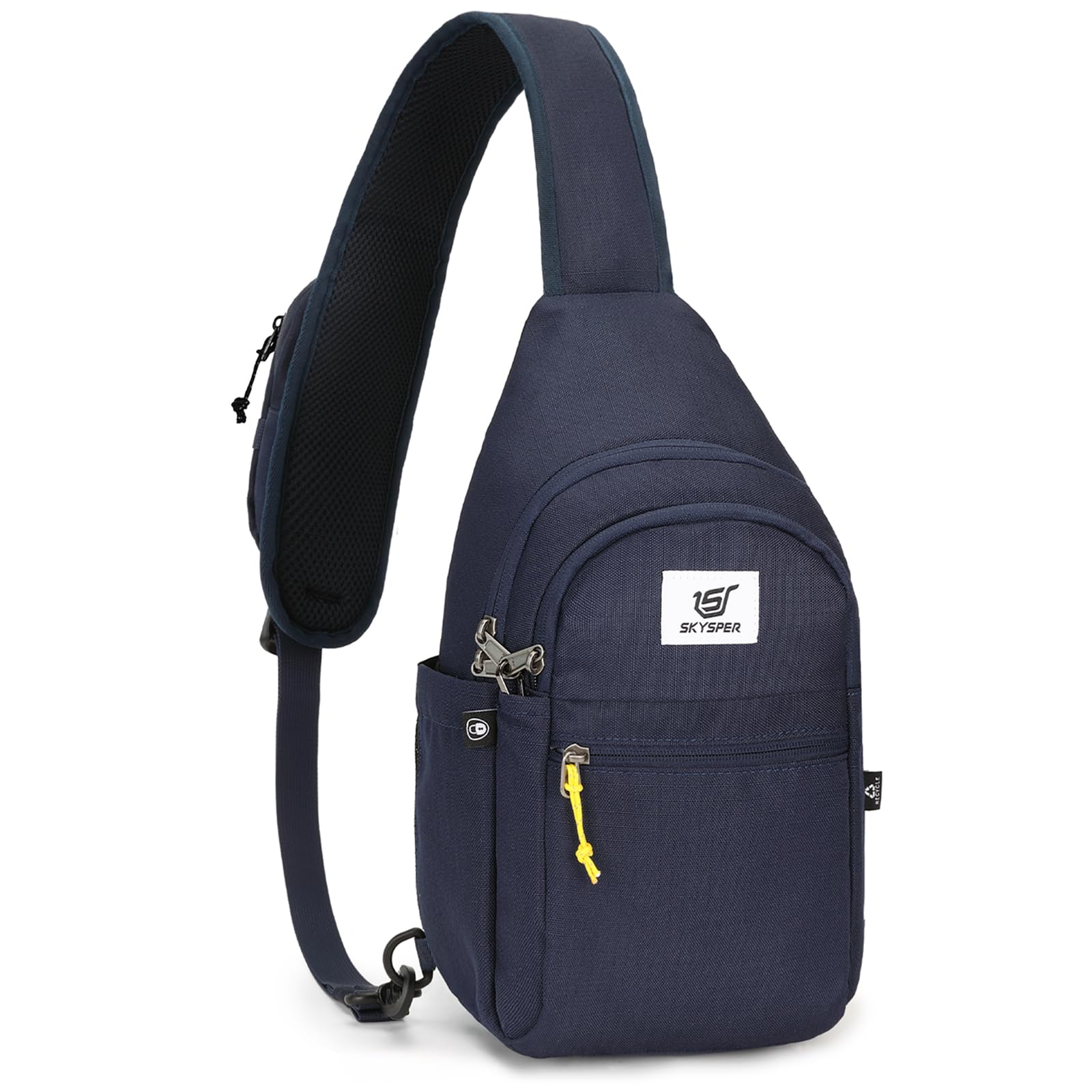 Photo 1 of SKYSPER Sling Bag RFID Anti-Theft Crossbody Bag Recycled Travel Cross Body Bag Shoulder Sling Daypack(Blue)