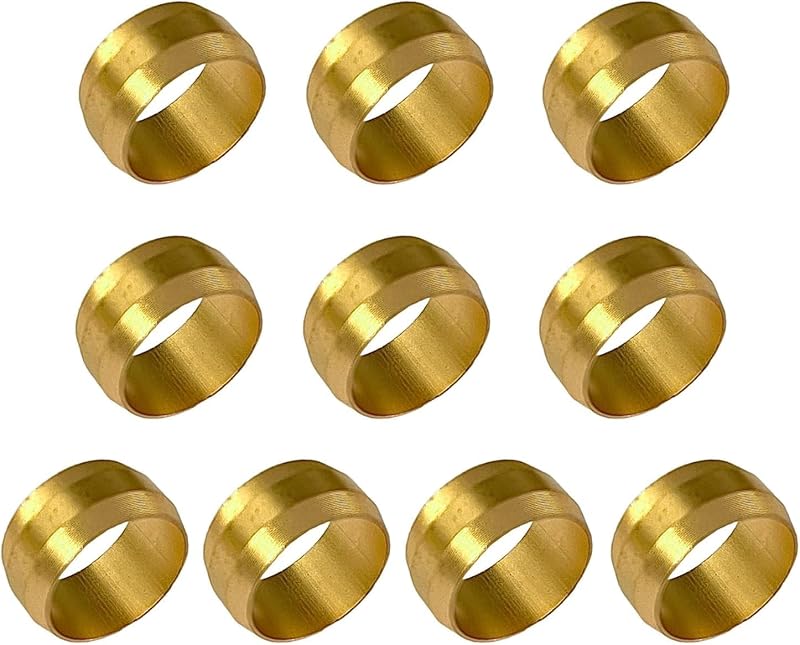 Kjzeex 15mm Copper Compression Olives Pack of 10