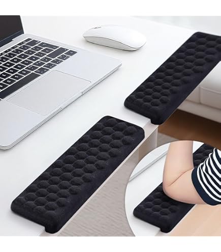 L-Shaped Desk EdgeRest, 2-Piece Set,Desk Elbow Pad