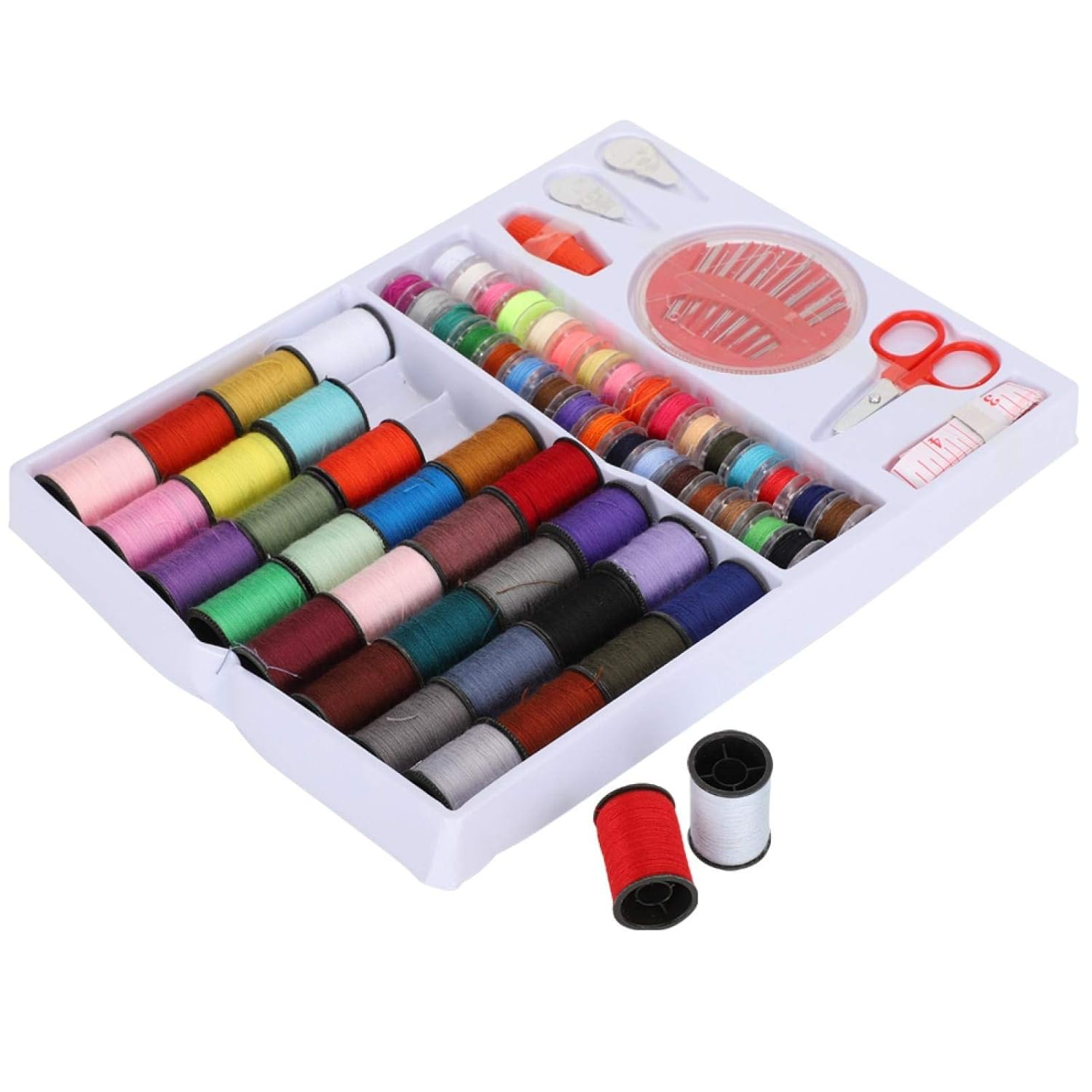 Sewing Threads Kits, Machine Embroidery Thread Polyester Set 32 Colors