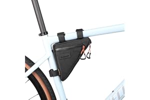 Rhinowalk Bicycle Front Frame Bag Bike Under Top Tube Triangle Bag Lightweight 1.7L Cycling Accessories Nylon Pack Pouch for Mountain Road Bike