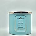 Bath & Body Works, White Barn 3-Wick Candle w/Essential Oils - 14.5 oz - New Core Scents! (Lakeside Morning)