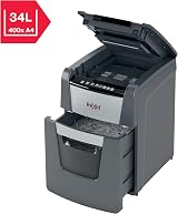Rexel Optimum Auto Feed+ 100 Sheet Micro Cut Shredder P-5 Security 34 L Bin view 4