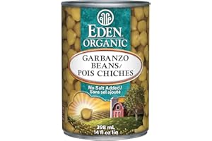Eden Foods Garbanzo Chick Peas Beans, 398ml