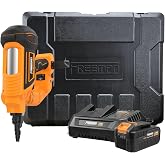 Freeman 20V Cordless Single Pin Concrete Nailer&ndash;750 Shots/Charge| PE20VCNPN | Includes 20 Volt 4Ah Lithium-Ion Battery and Rapid Charger | Attach Metal or Wood to Concrete, Framing, Steel Banding, Fences