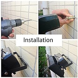 100W Solar Flood Light Outdoor Dusk to Dawn with