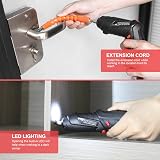 MQFORU 3.6V Cordless Screwdriver 48 in 1 Kit with LED USB Charge Dual Handle view 6