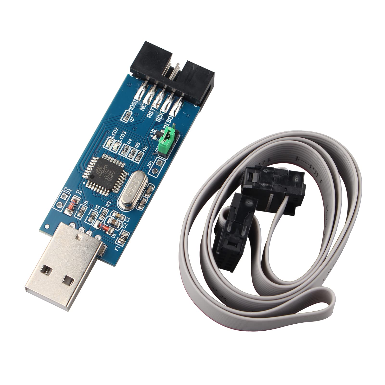 HALJIA USBASP USBISP Downloader Programmer for 51 AVR