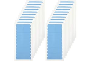 Blulu 360 Pcs Blue Hair Extension Tape Tabs Bulk Double Sided Strong Adhesive Hair Tape in Extension Replacement Wig Strip Waterproof Beauty Tool for Lace Wigs Toupee Hairpiece Supplies