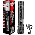 GearLight S2000 LED Rechargeable Flashlight High Lumens - Super Bright, Powerful, Mid-Size Tactical Flashlight for Outdoor Activity & Emergency Use