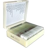 BoliOptics 25 Prepared Microscope Slides Human Biology Specimen Set Human Anatomy Organ Tissue Cells for Students Hobbyists Beginners Kids Homeschool Medical School, SL39901005
