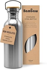Bambaw Single Wall 750ml Stainless Steel Water Bottle Unisex