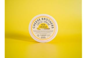 CHEESE BROTHERS INC Cheese Bros. | Beer Cheddar Cheese Spread | Crafted in Wisconsin | 6 PACK | 8 Ounces Each Pack