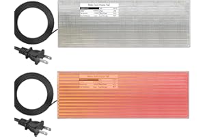 H&G lifestyles RV Holding Tank Heater Pad Use with Up to 50 Gallons Fresh Water 120V 7-1/4"x25" Holding Tank Heating Pad with