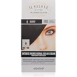 Il Salone Milano Permanent Hair Color Cream - 6 Light Brunette Hair Dye - Professional Salon - Premium Quality - 100% Gray Co