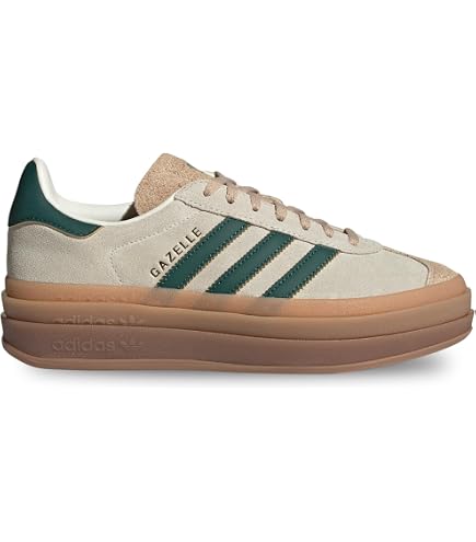 Amazon.com | adidas Womens Gazelle Bold Beige/Black Road Running