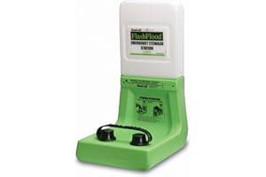 Fendall Flash Flood Secondary Emergency Eye Wash Station (with 1 Gallon / 3.8 L Saline Cartridge)