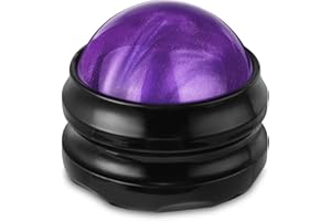 YESMET Massage Ball, Massage Roller Ball, Roller Ball Massager for Sore Muscles Pain Relief, Relax Full Body Massage Tools for Shoulders, Neck, Back, Feet, Deep Tissue, Joint Pain (Purple)