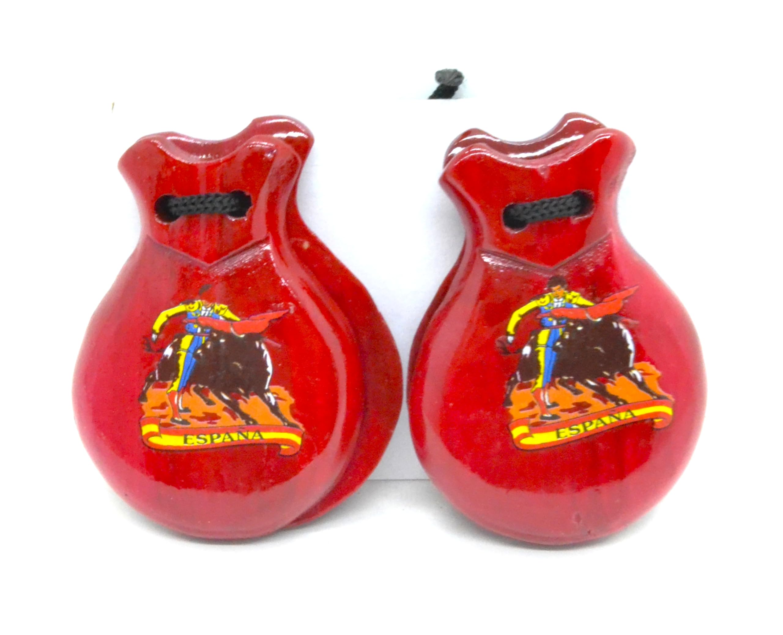 Red Castanets for Adults.Red Castanets Castanets Spanish Castanets Traditional Spanish Colors Spain Souvenir Gift Hand Percussion mk2