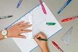 Pilot FriXion Ball Erasable Pen 0.7mm 6 Blue Refillable Note Pens view 7