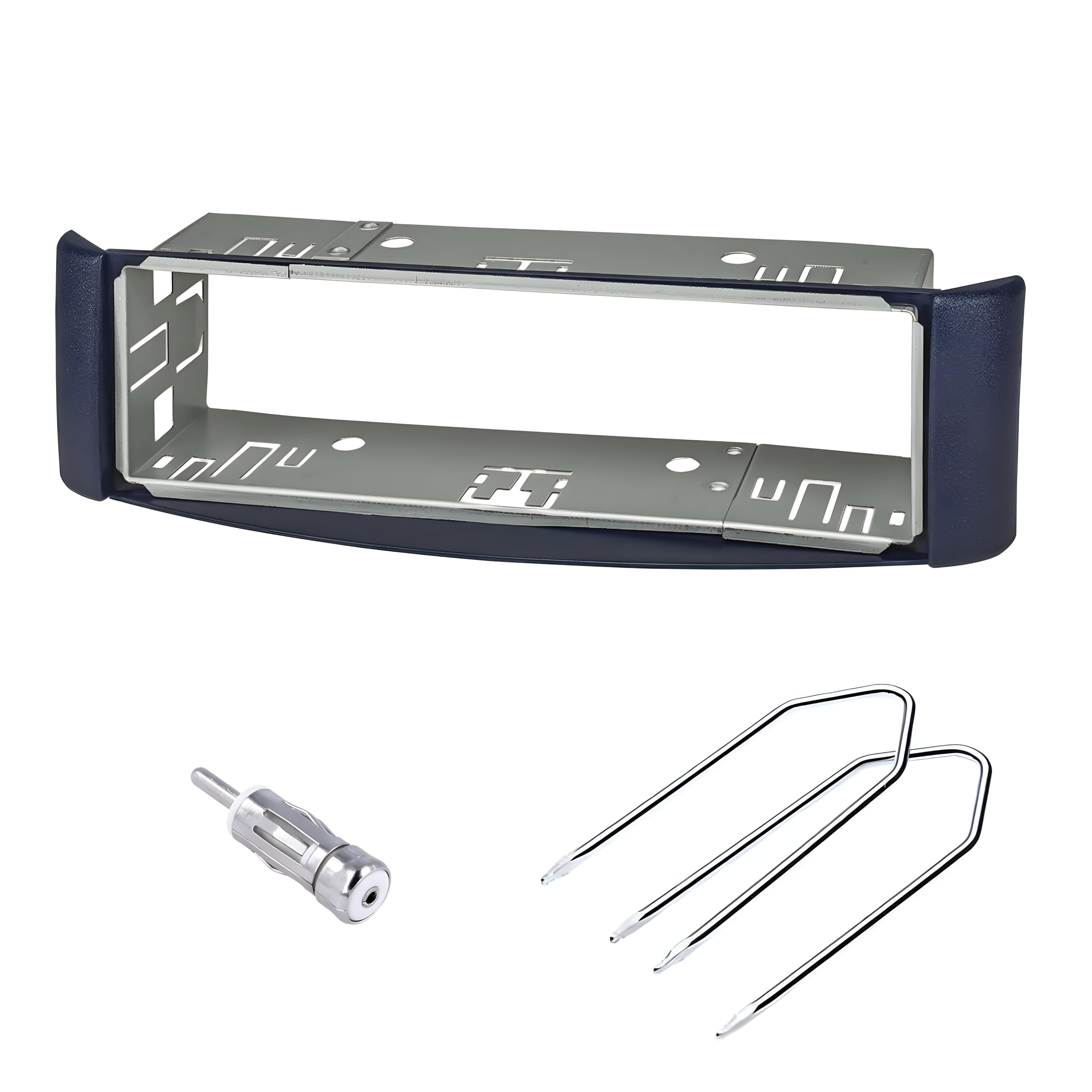 Sound-way - Single 1 DIN Car Radio Stereo, in dash 1 DIN Front Panel Frame compatible with Smart Fortwo 1998-2007