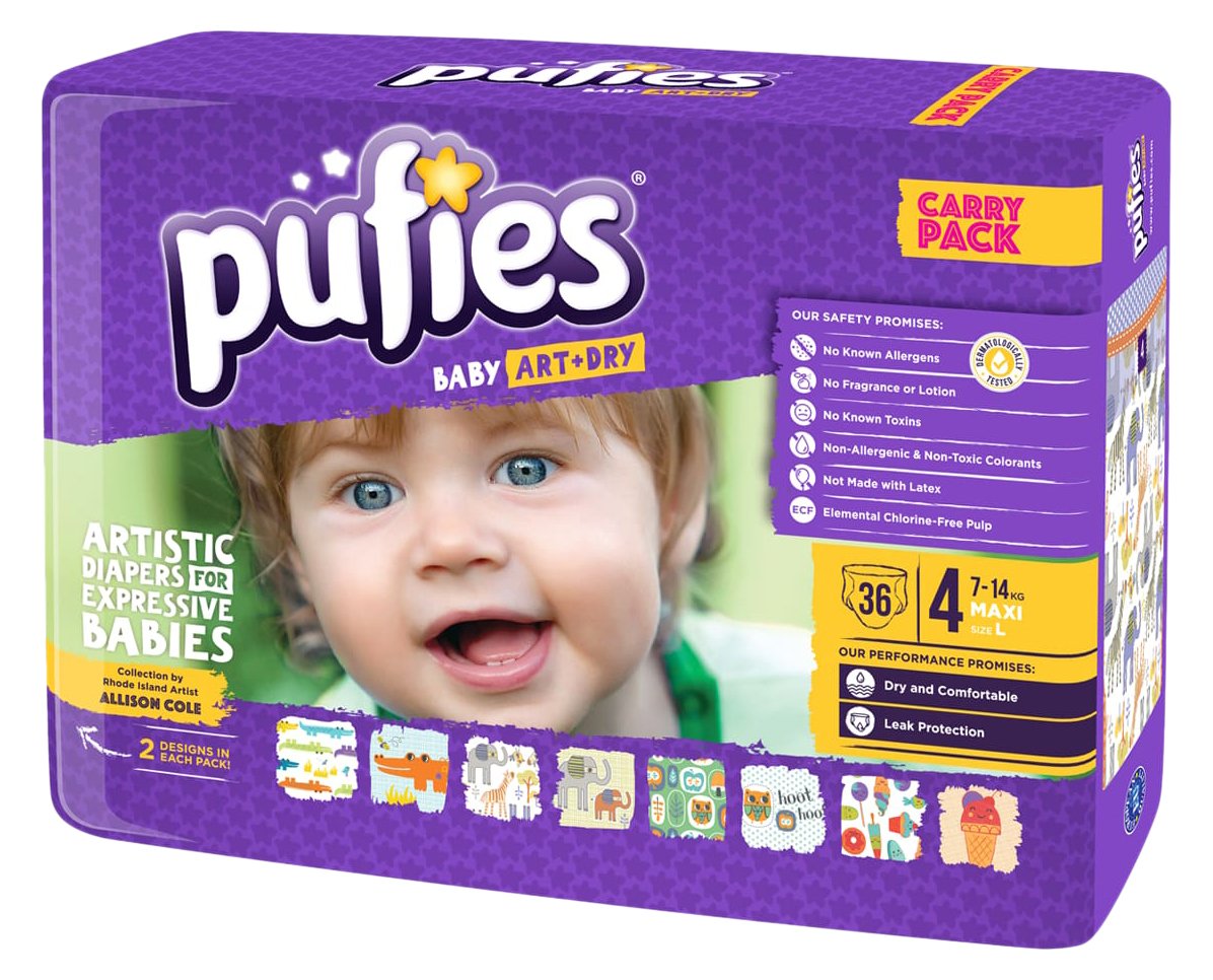 Pufies Baby Art Dry Sweet Treats Pañales talla  kg