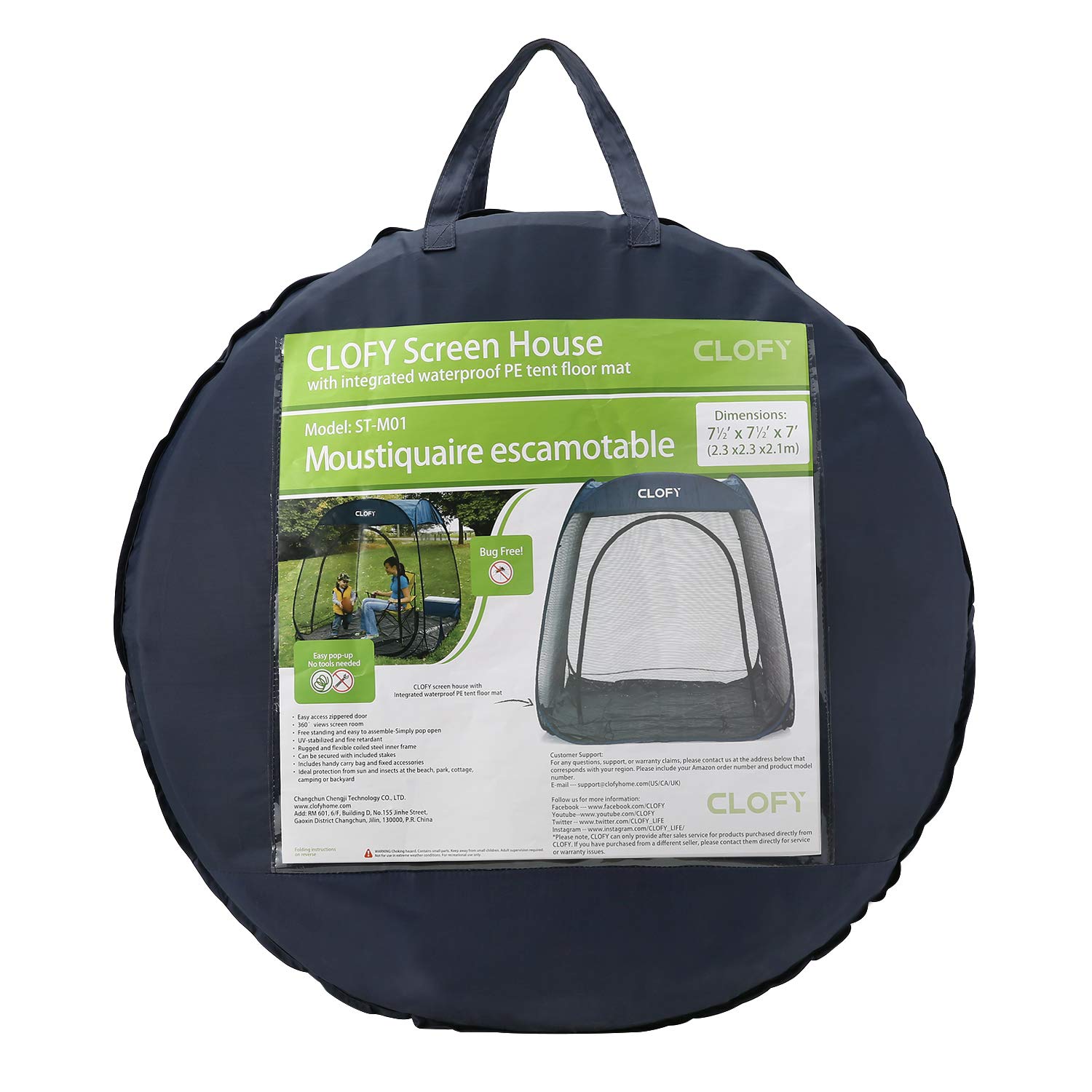 Buy Clofy Screened Canopy Tent With Floor Easy Pop Up Screen House