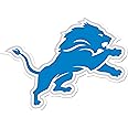 NFL Siskiyou Sports Fan Shop Detroit Lions Auto Decal 8 inch sheet Team Color