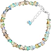 925 Sterling Silver Natural Chips Bracelet, Dainty Bracelet, Silver Jewelry Gift For Her