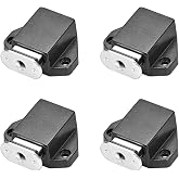 uxcell Touch Magnetic Latches Press Catch Latch for Cabinet Door Cupboard Black 4pcs