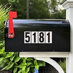 1.5 inch Self Adhesive Numbers for Mailbox, House